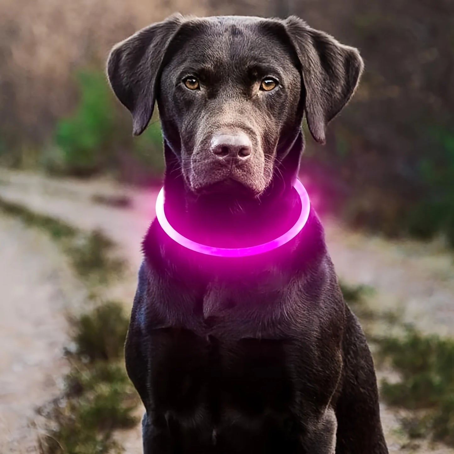 Collar luminoso LED para perros