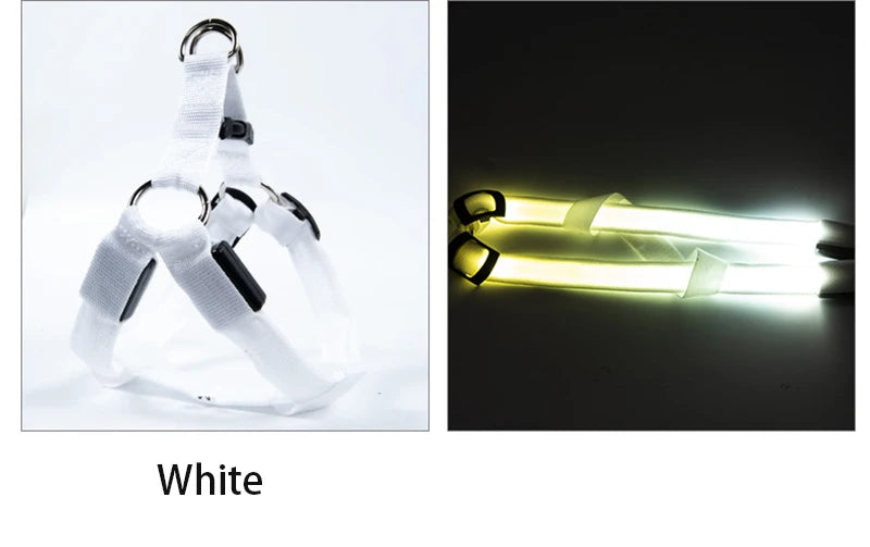 Arnés LED de moda para mascotas