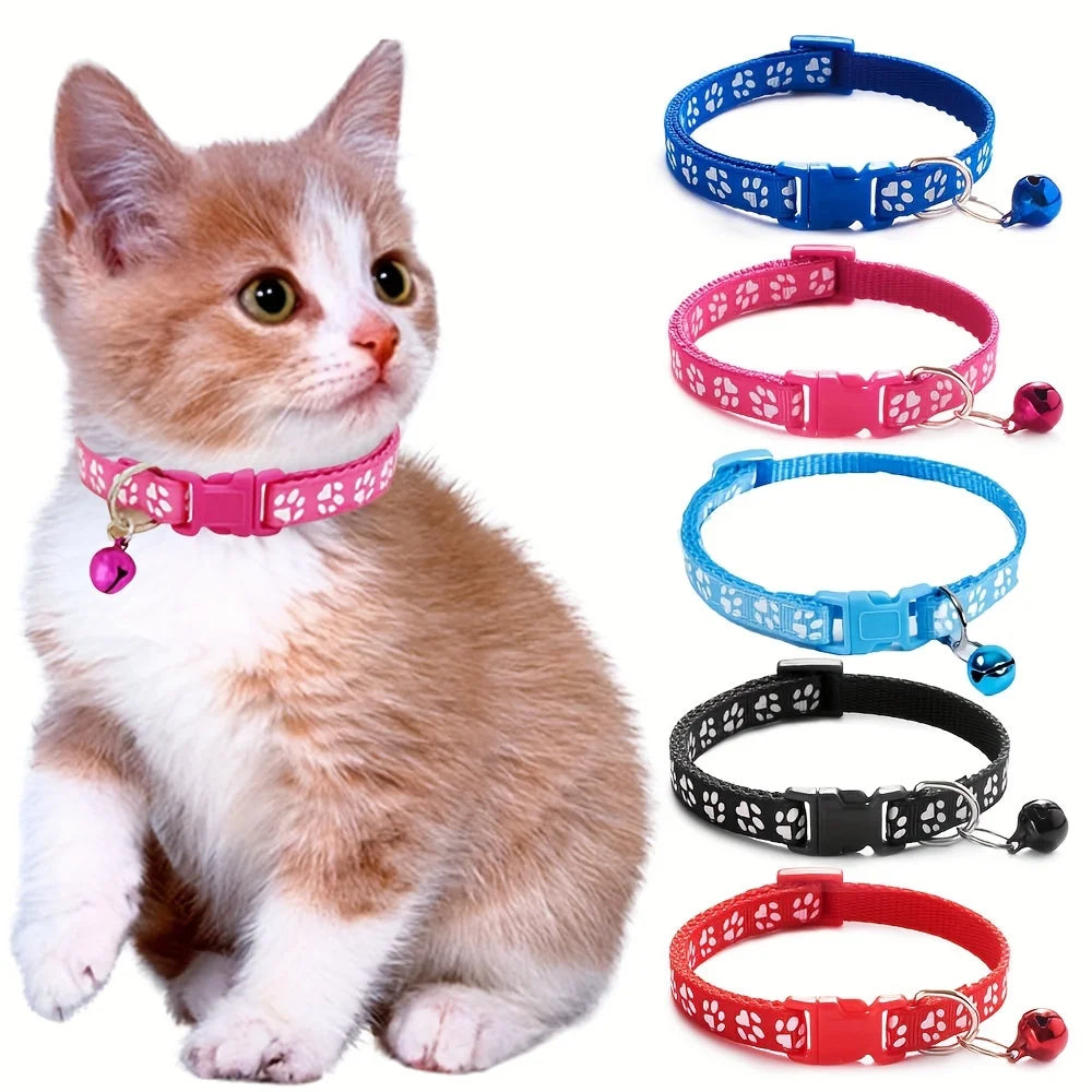 Collar ajustable y colorido para gatitos y perritos