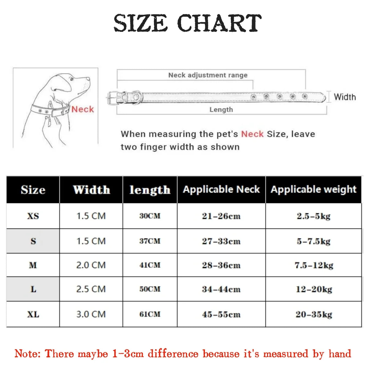 Collar personalizado con placa identificativa para perros y gatos