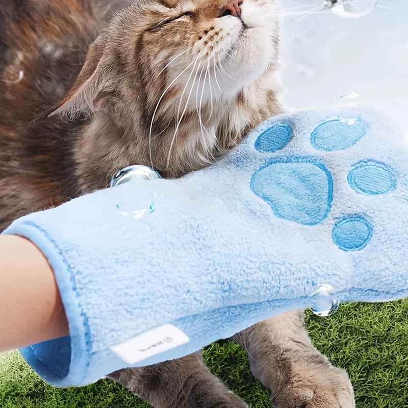 Guantes toalla para baño de mascotas – Secado rápido y absorbente