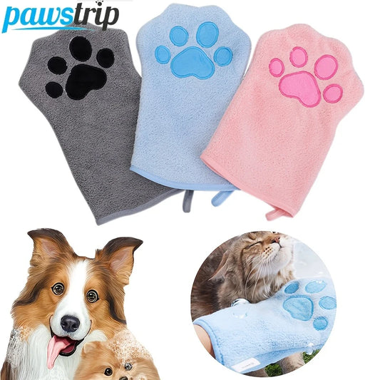 Guantes toalla para baño de mascotas – Secado rápido y absorbente