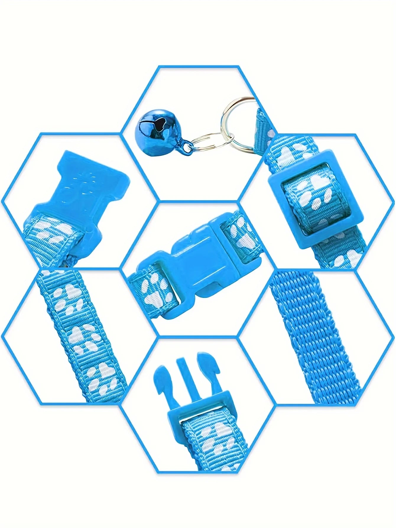 Collar ajustable y colorido para gatitos y perritos