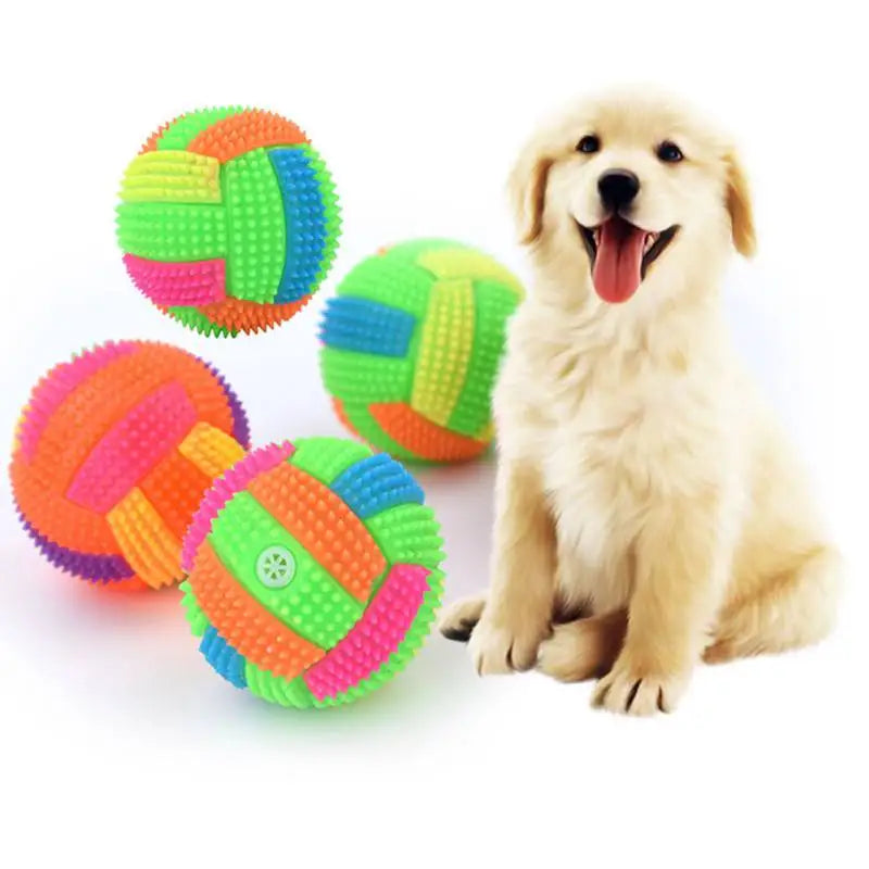 Pelota brillante para perros, juguete Led para cachorros