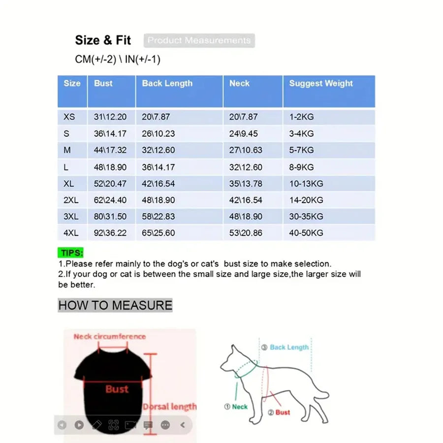 Impermeable y cortaviento para perros – Ajustable