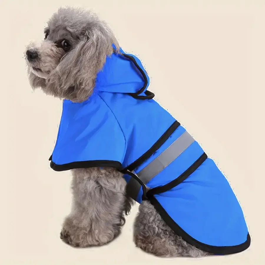 Impermeable y cortaviento para perros – Ajustable