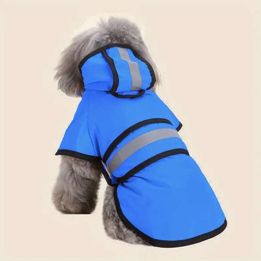 Impermeable y cortaviento para perros – Ajustable