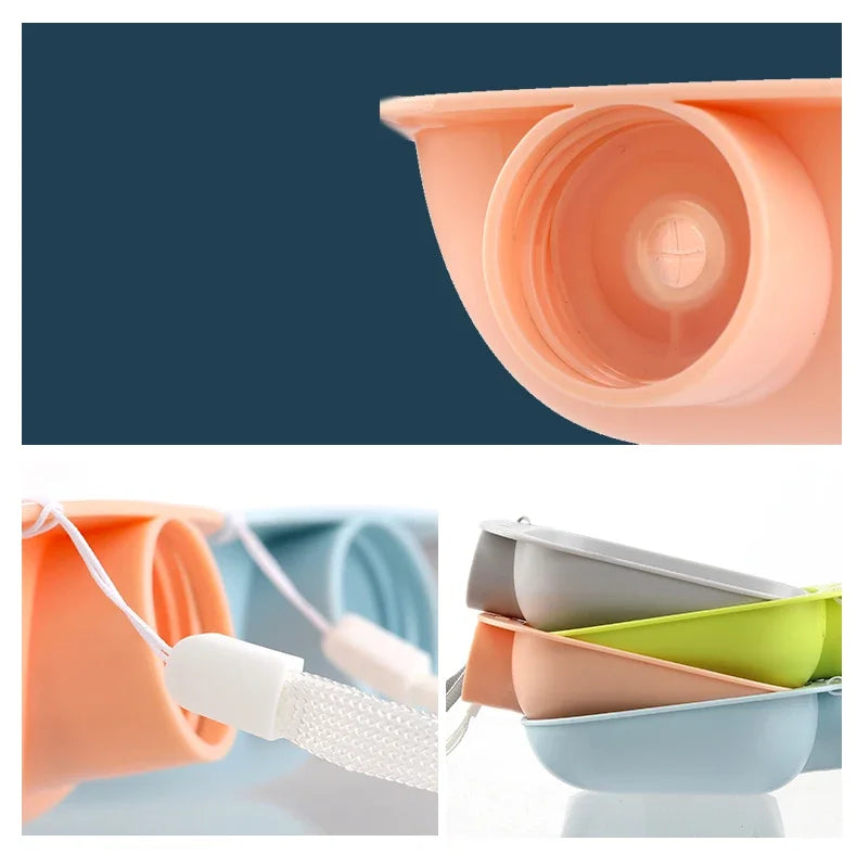 Adaptador para botellas de agua portátil para perros y gatos