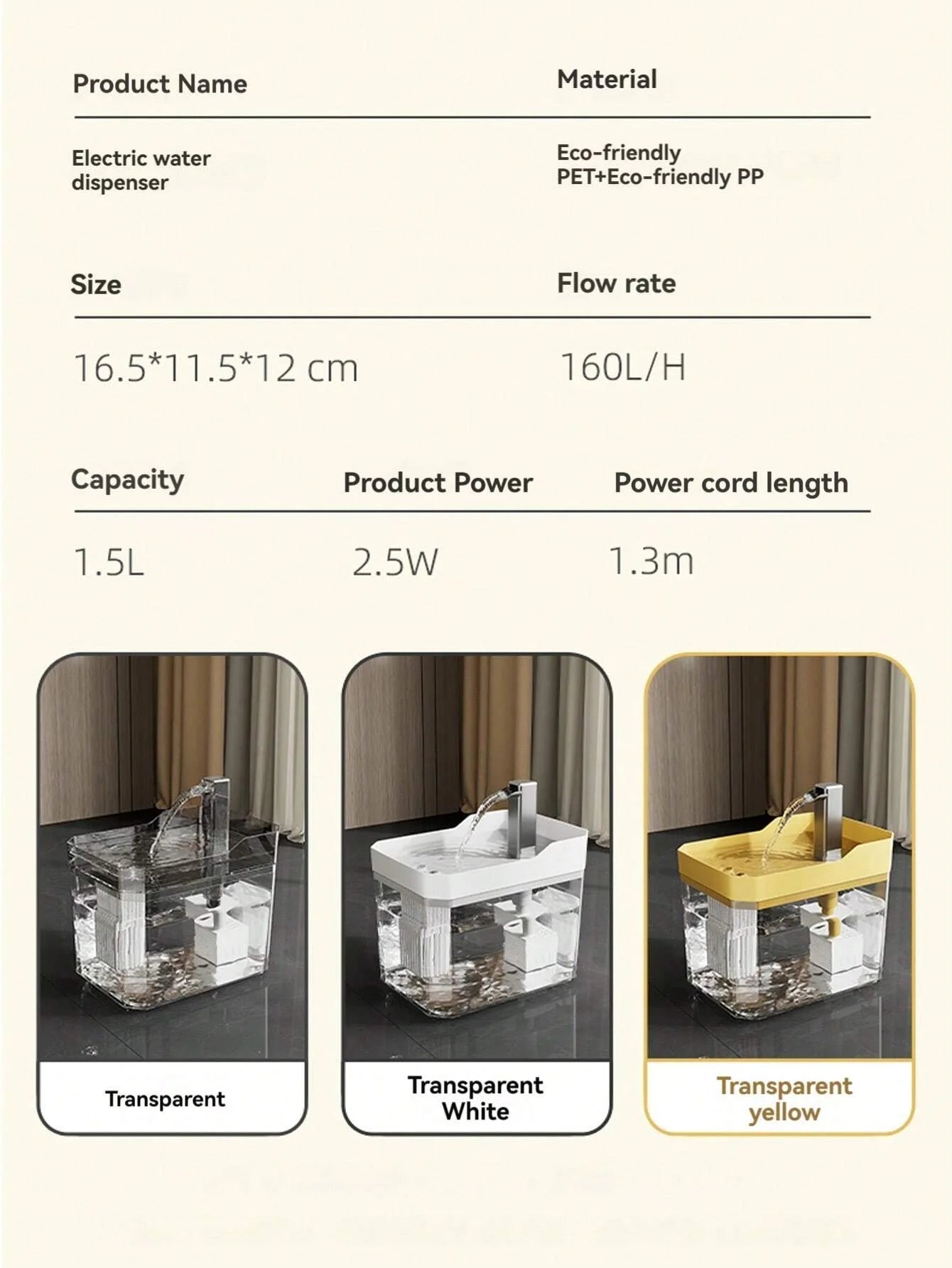 Fuente de agua para gatos, filtro automático, bebedero transparente para gatos, USB, antiseco, filtrado recircular, dispensador de agua con bomba