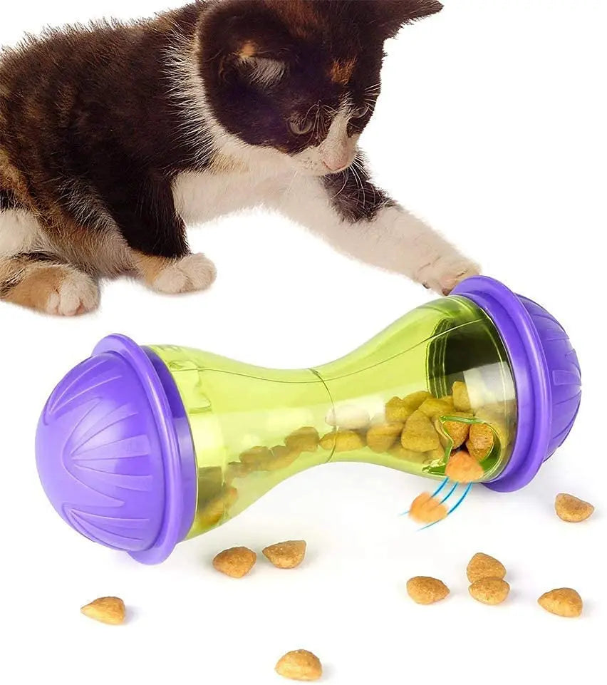 Juguete Interactivo para Gatos – Dispensador de Comida y Premios