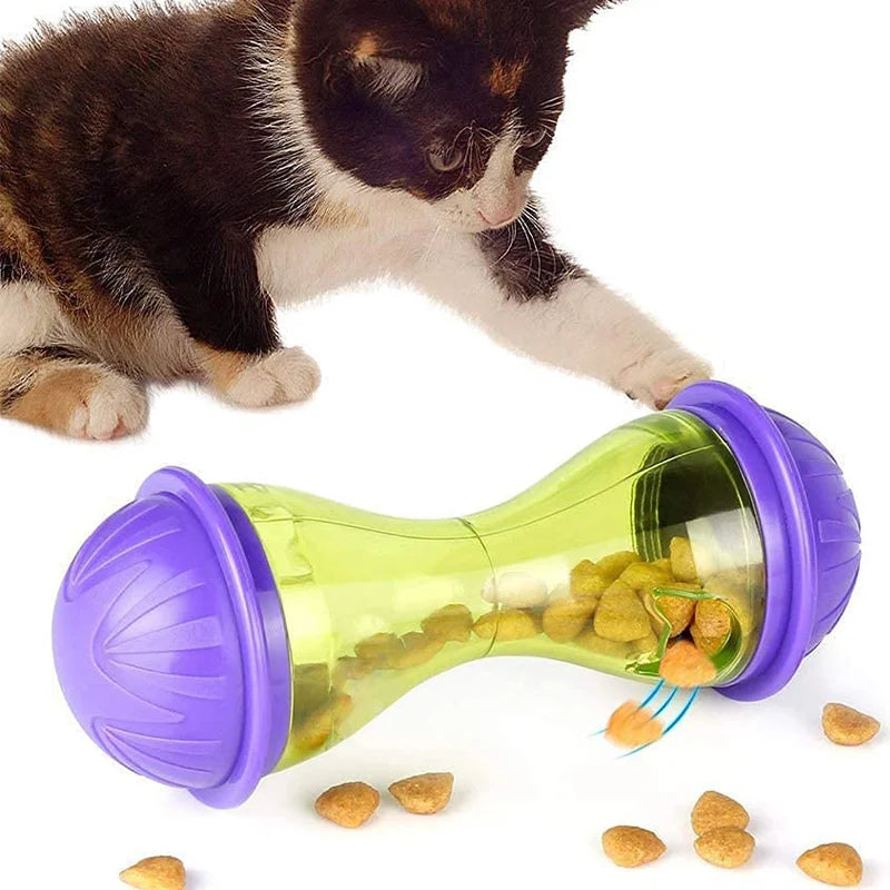 Juguete Interactivo para Gatos – Dispensador de Comida y Premios