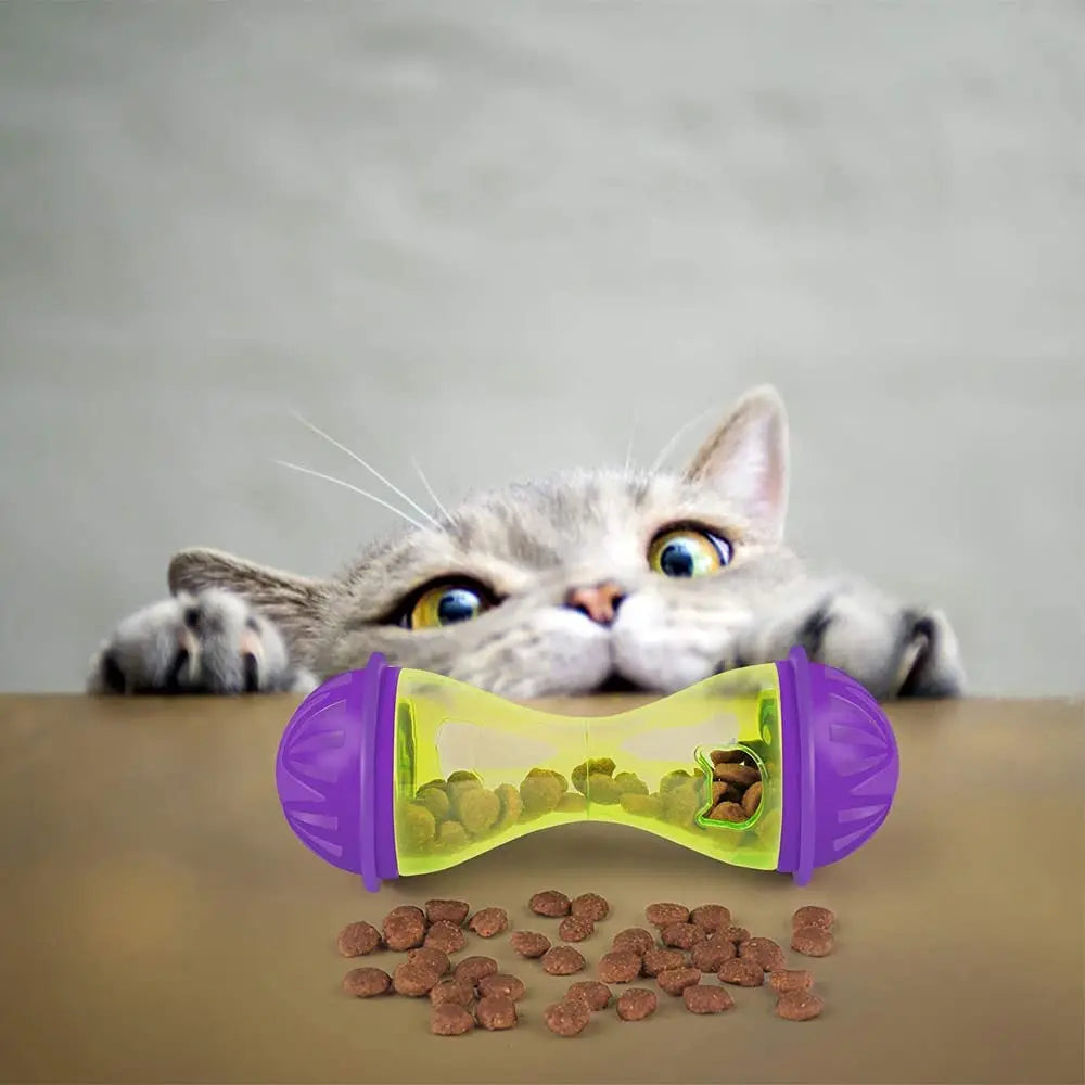 Juguete Interactivo para Gatos – Dispensador de Comida y Premios